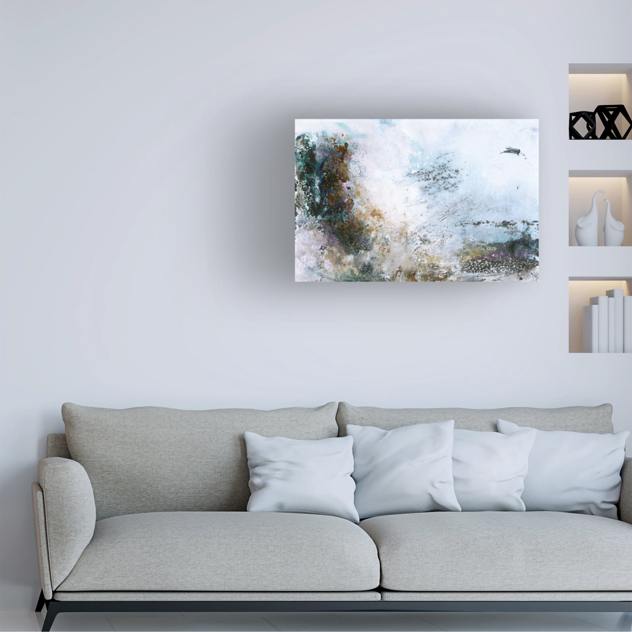 Canvas Wall Art - Deb Chaney 'Port Renfrew' Wall Art for Living Room, Bedroom, or Office D?cor by Trademark Fine Art - 24 x 16 Inches