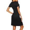 thumbnail image 3 of Avidlove Nursing Nightgowns 3 In 1 Maternity Gown Short Sleeve Breasfeeding Sleepwear Labor and Delivery Dress, 3 of 7