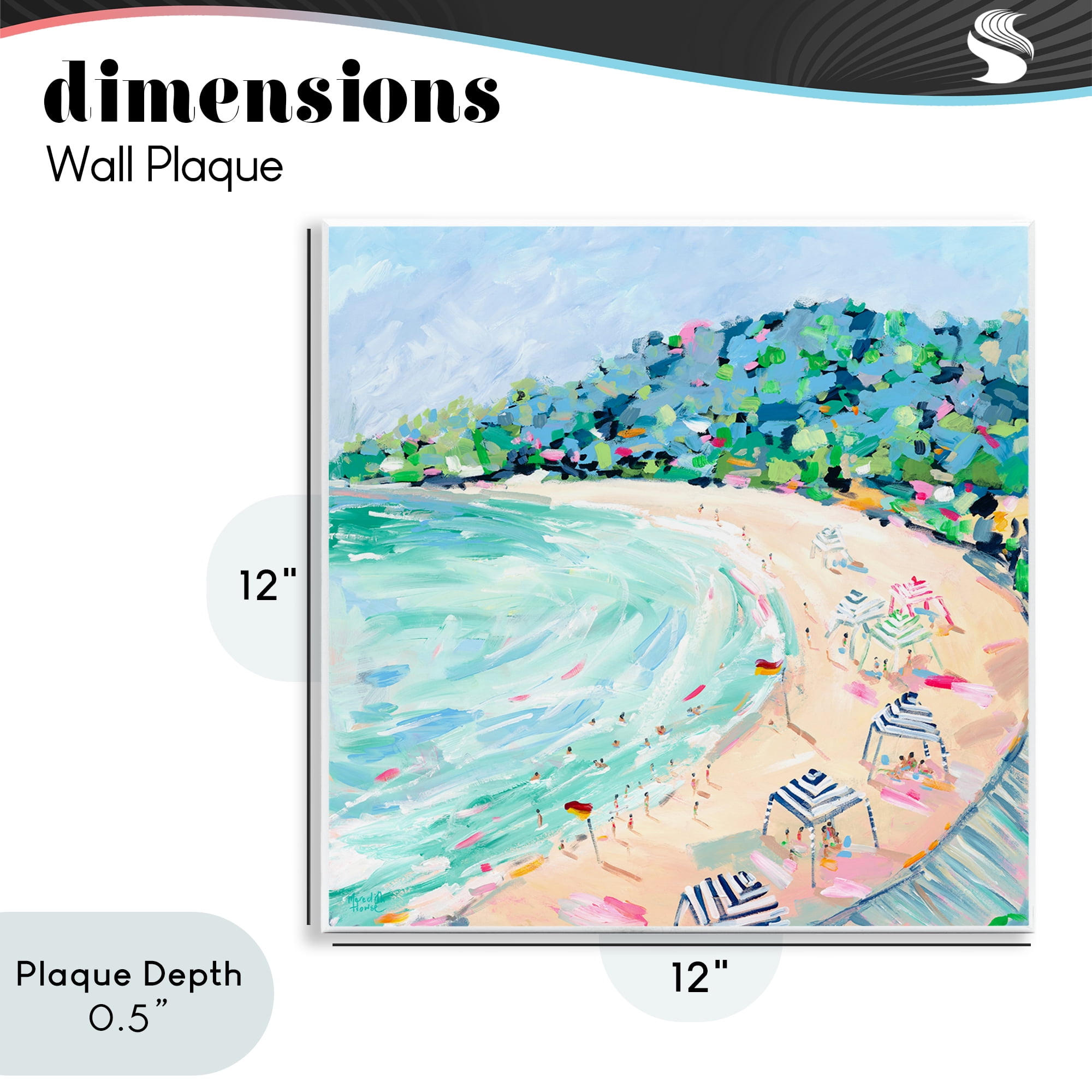 Stupell Industries Good Times Noosa Beach Wall Plaque Art, design by Meredith Howse