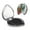 Heart Shape, variant on Picia Meditating French Bulldog for Compact Vanity Mirror , Travel Makeup Mirror , Portable Magnifying Cosmetic Mirror for Daily, Work, Business-Square
