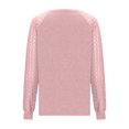 thumbnail image 7 of Crunowin Womens Long Sleeve Lace Tops Shirts, Business Casual Spring Fall Fashion Blouse Outfits Pink 2XL, 7 of 7