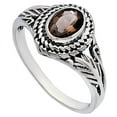 thumbnail image 4 of Natural Smoky Quartz - Brazil 925 Sterling Silver Ring s.5 Jewelry DGR1131_H_5 R-1044, 4 of 7