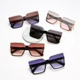 thumbnail image 5 of Gafas de sol de Metal de medio Marco de estilo europeo y americano para mujer, gafas de sol delgadas de moda, gafas Anti-uv, nuevas, 5 of 5