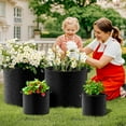 thumbnail image 4 of Livease 7 Pack 5 Gallon Grow Bags, Nonwoven Garden Pots with Handles, Vegetable Plant Containers, 4 of 8
