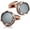 Y-Rose Gold, variant on Cufflinks for Men Rose Gold Geometric Metal with Gift Box Tuxedo Shirt Cuff Links for Formal Wedding Groom Business