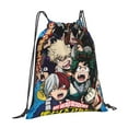 thumbnail image 4 of My Hero Academia Drawstring Backpack Anime Sackpack Gym Bag For Sport Yoga Travel Hiking Shopping Lightweight Gym Bag 16*14 Inch, 4 of 9