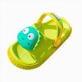 thumbnail image 3 of Godom Toddler Slippers Non-Slip Open Toe Super Soft Comfy Thick Sole Slipper Indoor Outdoor Shoes, 3 of 5
