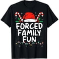 thumbnail image 1 of Playera Divertida de Navidad con Frase Sarcástica "Diversión Familiar Obligatoria" para Mujer, 1 of 5