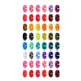 thumbnail image 1 of Marqueur de Verre à Vin en Silicone, Étiquette de Gobelet Réutilisable, Identification de Mug, Couleur Aléatoire 48 Pcs, 1 of 9
