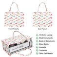 thumbnail image 2 of Large Capacity Tote Bag,Colorful Funny Dachshund Handbag Fashion Luxury Tote Bag,15.7"x13"x 5.1" Inches,Laptop Compatible, 2 of 6