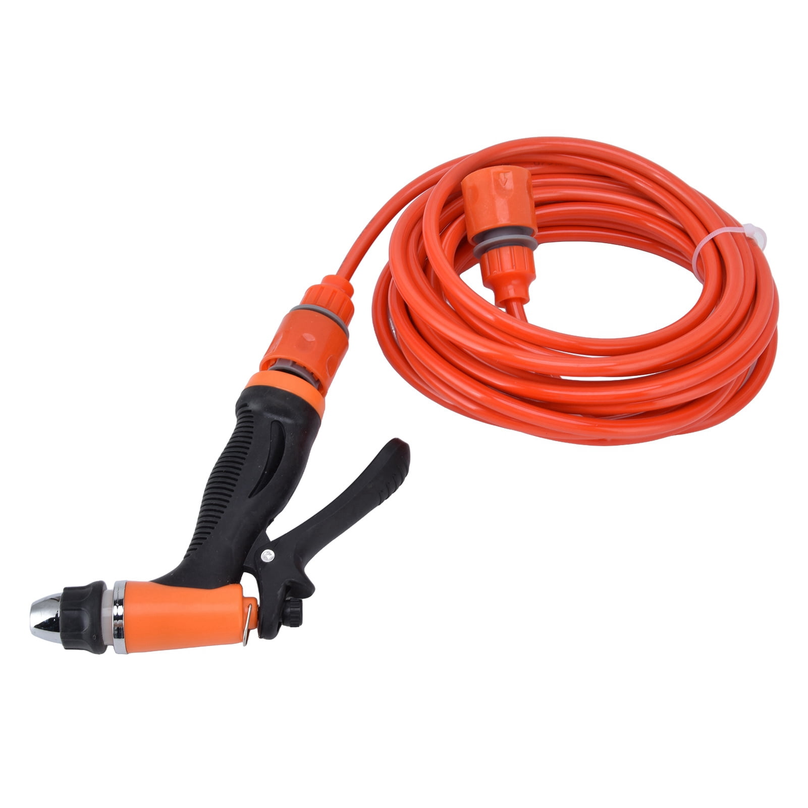 YAHHU 12V 72W Portable Pressure Washer Pump Kit, 145 PSI / 1.0Mpa Electric Car Washing Machine with 236 inches / 6m Hose for Vehicle Garden Cleaning