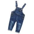 thumbnail image 4 of Overol de Mezclilla para bebé Mono Largo para Niños con Correas Ajustables Pantalones de Mezclilla para Niños Ropa de Primavera para Niños y Niñas Anggrek Otros, 4 of 8