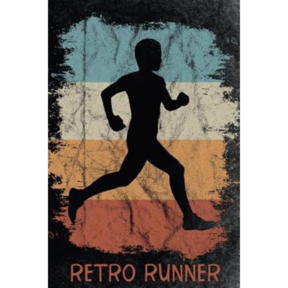 Pre-Owned Retro Runner: Funky 365 days runners log book to track your day-by-day training progresses