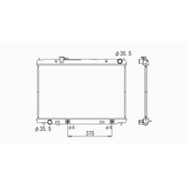 Radiator Fits 2001 Chevrolet Tracker