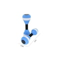 thumbnail image 3 of 1 Pair EVA Water Foam Floating Dumbbell Aquatic Exercise Dumbells Swimming Pool Water Barbells Hand Bar For Water Yoga Fitness, 3 of 6