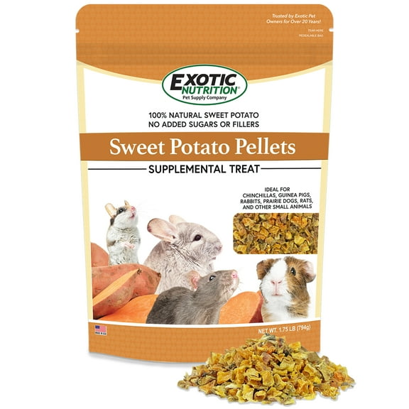Exotic Nutrition Sweet Potato Pellets 1.75 lb.