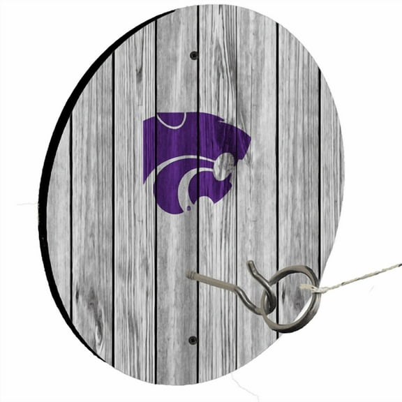 Kansas State University White Ring Toss Lawn Game