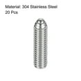 thumbnail image 3 of Ball Point Set Screws, M6 x 20mm 304 Stainless Steel Metric Spring Hex Socket Screw 20pack, 3 of 7
