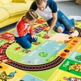 thumbnail image 3 of 78.7"×118" ABC Kids Rug, Alphabet Animal Number Shape Baby Play Mat, Non Slip Early Learning Educational Carpet for Playroom, Classroom, Preschool and Game Area, 3 of 6