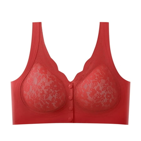 Xiaoxatg Women s Maternity Feeding Bra Lightly Padded Nursing Wirefree Front Open Bras Bra Women