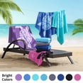 thumbnail image 3 of Jessy Home 4 Pack Oversized Beach Towels Set Sea Turtle 40x70 Inches Green Navy Blue Large Towel Super Absorbent Quick Dry towels for Pool, 3 of 9