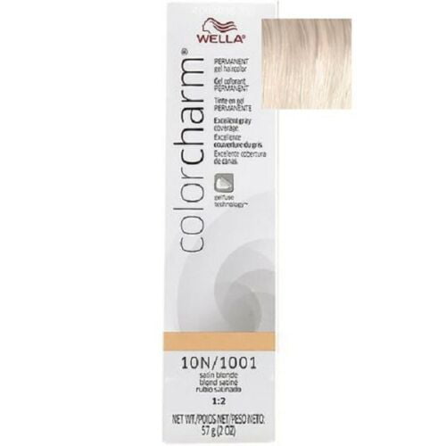 Wella Color Charm Permanent Gel Haircolor 10N Satin Blonde - Walmart ...