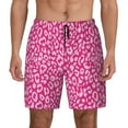 thumbnail image 2 of Picia Leopard pattern Mens Swim Trunks with Compression Liner Stretch Beach Shorts Quick Dry with Zipper Pockets No-Chafing Board Shorts-XX-Large, 2 of 9