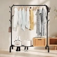 thumbnail image 3 of HioHa Garment Rack with Storage Shelf | Standing Clothes Hanging Rack for Bedroom, Closet & Laundry Room | Space-Saving Wardrobe Organizer with Bottom Shelf, 3 of 8