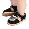 thumbnail image 6 of Toddler Shoes Waterproof Sandals for Girls and Boys with Slip-Resistant, Non-Marking Outsoles and Strap Closure for Infants, Toddlers, and Kids,Black, 6 of 6