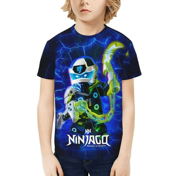 Ninjago Kids T-Shirt 3d Printed Graphic T-Shirts Boys And Girls Short Sleeve Shirts For Youth Kids X-Small