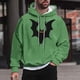 thumbnail image 1 of Sudadera con capucha de Halloween para hombre, informal, de moda, con cuello redondo, estampado, manga larga, blusa de poliéster, 1 of 5