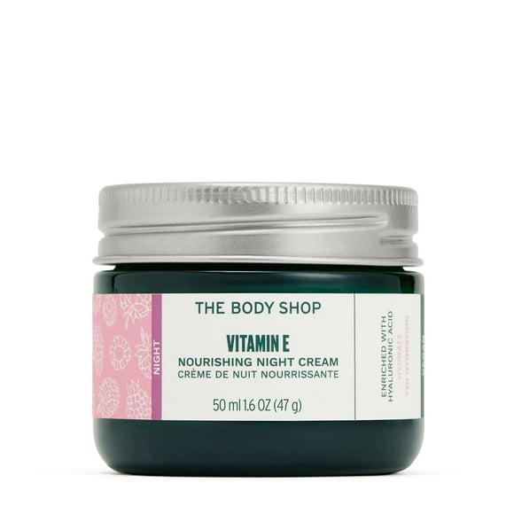 Crema de noche The Body Shop Vitamina E, 50 ml, vegana para todo tipo de piel