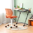 thumbnail image 1 of Homy Casa Portable Folding Laptop Desk with Cup Holder, Adjustable Height, Black Plastic Top, 1 of 12