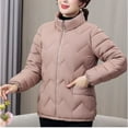 thumbnail image 4 of HTNBO Winter Coats for Women Packable Puffer Down Jackets Warm Stand Collar Long Sleeve Zip Outwear with Pocket, 4 of 4