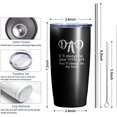 thumbnail image 3 of Father''s Day Gift Tumbler - 20oz Stainless Steel Insulated Travel Mug/Tumbler with Lid and Straw for Coffee - Dad Tumbler Father''s Birthday Gift for Best Dad, Dad Gifts from Daughter/Son, 3 of 6