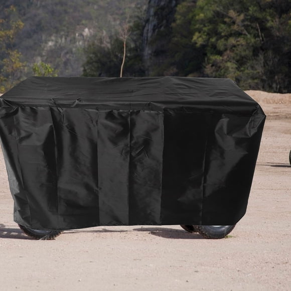 WASHWEPE All-Weather Motorcycle Cover Universal Fit Black Fabric 1Pack