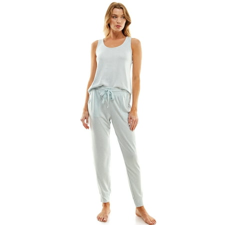 

Jaclyn Sleep Scoop Neck Tank and Jogger Set Sizes S-XL