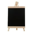 thumbnail image 4 of LNGOOR Panneau de Tableau Noir Tableau Noir Chevalet Panneaux en Bois Support de Table Mariage Menu Cadre sur Pied Mini Message A, 4 of 9