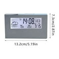 small digital clock battery operated home gym decor kawaii wall clock
