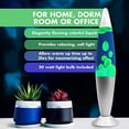 thumbnail image 3 of Motion Lamp Jambo, 40 cm, azul con cera amarilla/verde para adultos/K, 3 of 10