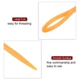 thumbnail image 4 of Unique Bargains Plastic Sewing Needles, 15cm Large Eye Blunt Learning Needles, Orange 20 Pack, 4 of 4