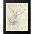 thumbnail image 2 of USGS 15x18 Black Modern Framed Museum Art Print Titled - Providence Massachusetts Quad - USGS 1894, 2 of 5