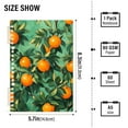 thumbnail image 2 of FORMRS 1-Subject Spiral Notebook 8" x 5" College Ruled 60 Refillable Sheet A5 Hard Cover, 2 Pack, Orange Tree Pattern, 2 of 7