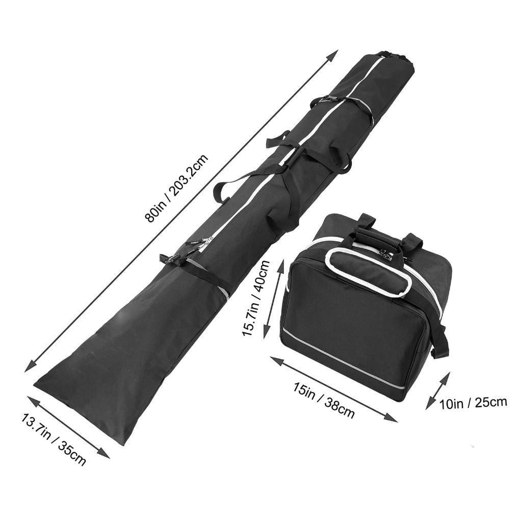 CEORPER Two-Piece Snowboard and Boot Bag Combo Portable Skating Shoes Storage Bag