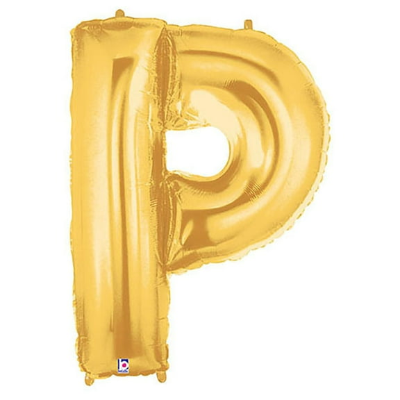 Betallic Jumbo 40" Gold Foil Letter Balloon (Each)