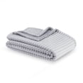 thumbnail image 3 of Mainstays Textured Plush Oversized Throw Blanket, Soft Silver, 50 x 72 in, 3 of 7