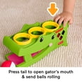 thumbnail image 3 of Fisher-Price Sit & Tap Rolligator, Pounding Activity Toy for Baby Crawling Play, 3 Balls & Hammer, 9 Months and up, 3 of 6