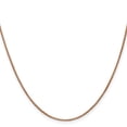 thumbnail image 2 of 14K Rose Gold Box Chain Styles Necklace 18 inch 1 mm Link with Lobster Clasp, 2 of 4