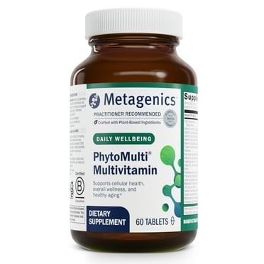 Metagenics PhytoMulti Multivitamin Without Iron - Daily Multivitamin for Overall Health & Aging - 20  Essential Vitamins & Minerals - With Vitamin B6, Lutein, Zeaxanthin & More - 60 Tablets