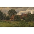 thumbnail image 3 of Niels Skovgaard 14x10 Black Modern Framed Museum Art Print Titled - Old Extensions at a Manor House (1876 - 1877), 3 of 5